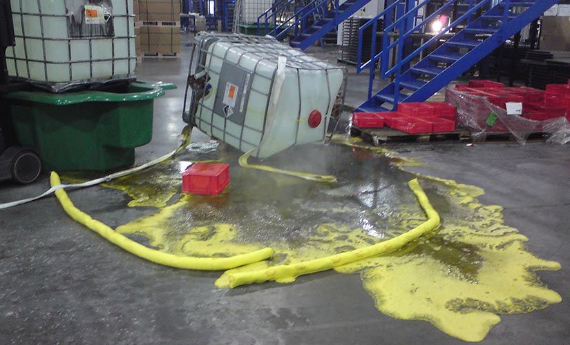 chemical spill clean up