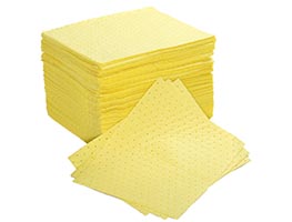 yellow chemical absorbent pads