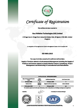 ISO 9001 URS certificate